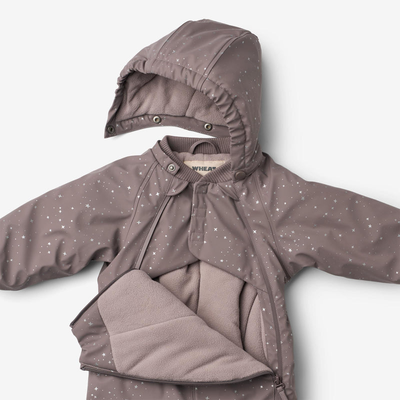 Wheat Outerwear Winteranzug Evig Outdoor Suit 1036 purple stone stars