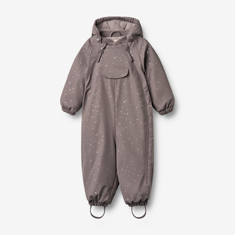 Wheat Outerwear Winteranzug Evig Outdoor Suit 1036 purple stone stars