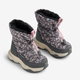 Wheat Footwear Winterboot Esme Winter Footwear 9670 dark charcoal flowers