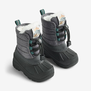 Wheat Footwear Winterstiefel Aleex Winter Footwear 9872 dark reflective map
