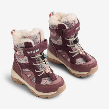 Wheat Footwear Winterstiefel Dixie Tex Winter Footwear 9680 grey moon flowers