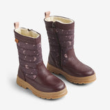 Wheat Footwear Winterstiefel Koa Tex Winter Footwear 9675 plum truffle stars