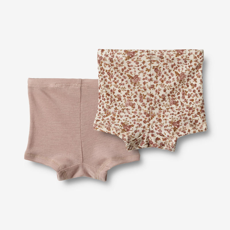 Wheat Wool 2er-Pack Woll Boxershorts Avalon Underwear/Bodies 2475 rose flowers