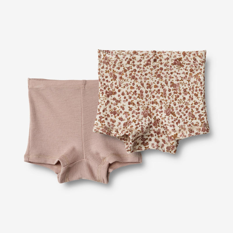 Wheat Wool 2er-Pack Woll Boxershorts Avalon Underwear/Bodies 2475 rose flowers
