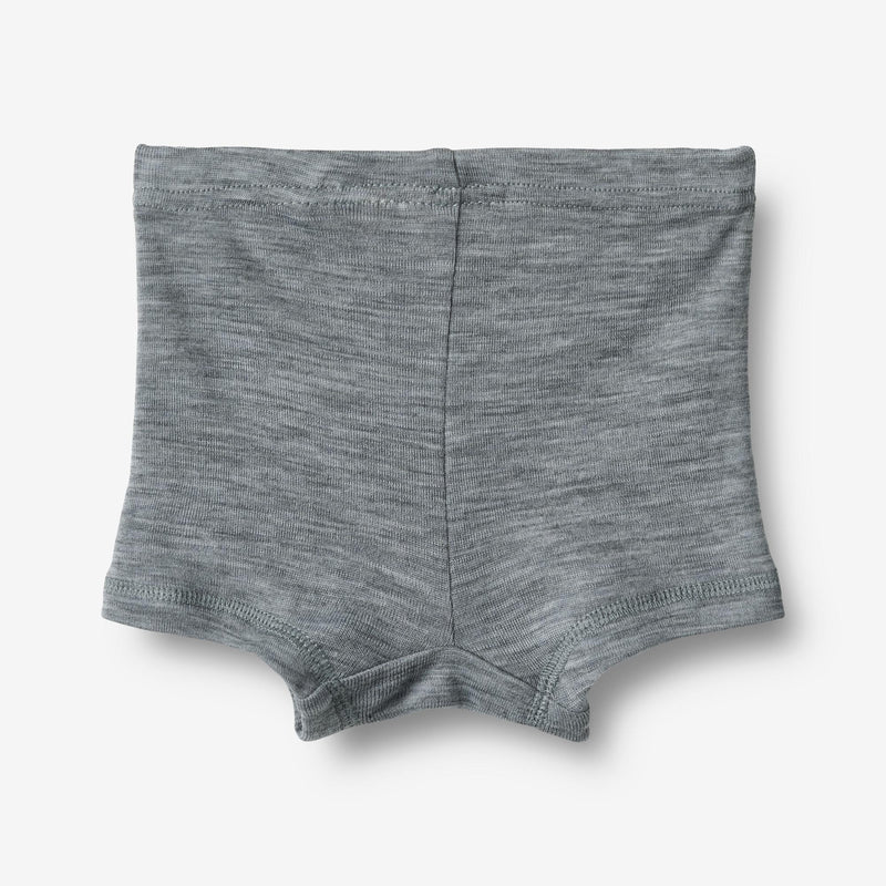 Wheat Wool Woll-Boxershorts Avalon Underwear/Bodies 0224 melange grey