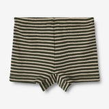 Wheat Wool Woll-Boxershorts für Jungs Underwear/Bodies 4142 green stripe