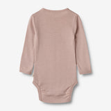 Wheat SMU Woll-Langarmbody Lucca Body 1135 dry rose