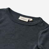 Wheat SMU Woll-Langarmbody Lucca Body 1432 navy