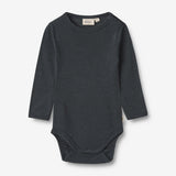 Wheat SMU Woll-Langarmbody Lucca Body 1432 navy