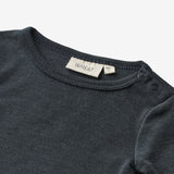 Wheat Wool Woll-Langarmbody Lucca Underwear/Bodies 1432 navy
