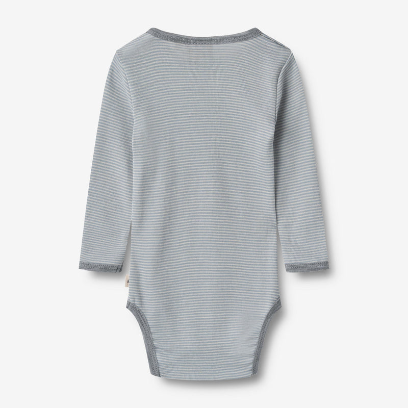 Wheat Wool Woll-Langarmbody Lucca Underwear/Bodies 1522 cloudy sky stripe