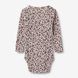 Wheat Wool Woll-Langarmbody Lucca Underwear/Bodies 1114 autumn flowers