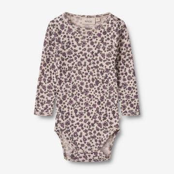 Wheat Wool Woll-Langarmbody Lucca Underwear/Bodies 1114 autumn flowers