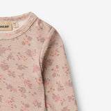 Wheat Wool Woll-Langarmbody Lucca Underwear/Bodies 1358 lilac flowers