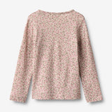 Wheat Main Woll-T-Shirt L/S Alfie T-Shirt 1359 pale lilac flowers