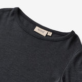 Wheat Wool Woll-T-Shirt L/S Alfie Alfie T-Shirt 1432 navy