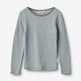 Wheat Wool Woll-T-Shirt L/S Alfie Alfie Jersey Tops and T-Shirts 1522 cloudy sky stripe