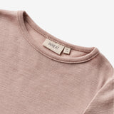 Wheat SMU Woll-T-Shirt L/S Alfie Alfie T-Shirt 1135 dry rose