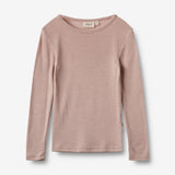 Wheat SMU Woll-T-Shirt L/S Alfie Alfie T-Shirt 1135 dry rose