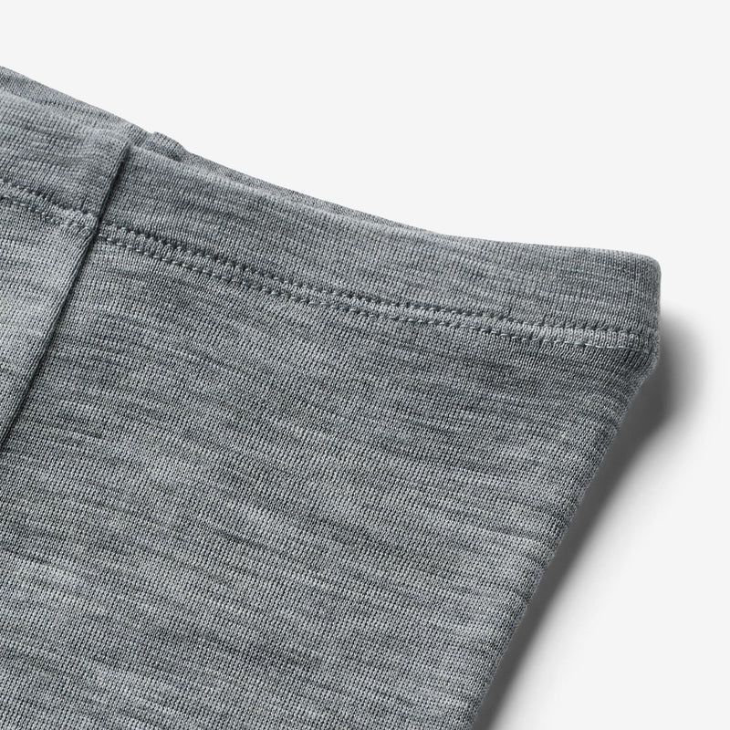 Wheat Wool Woll Leggings Agi Legging 0224 melange grey