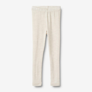 Wheat SMU Woll Leggings Agi Legging 1141 eggshell melange