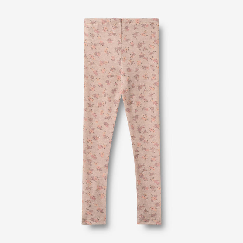 Wheat Wool Woll Leggings Agi Legging 1358 lilac flowers