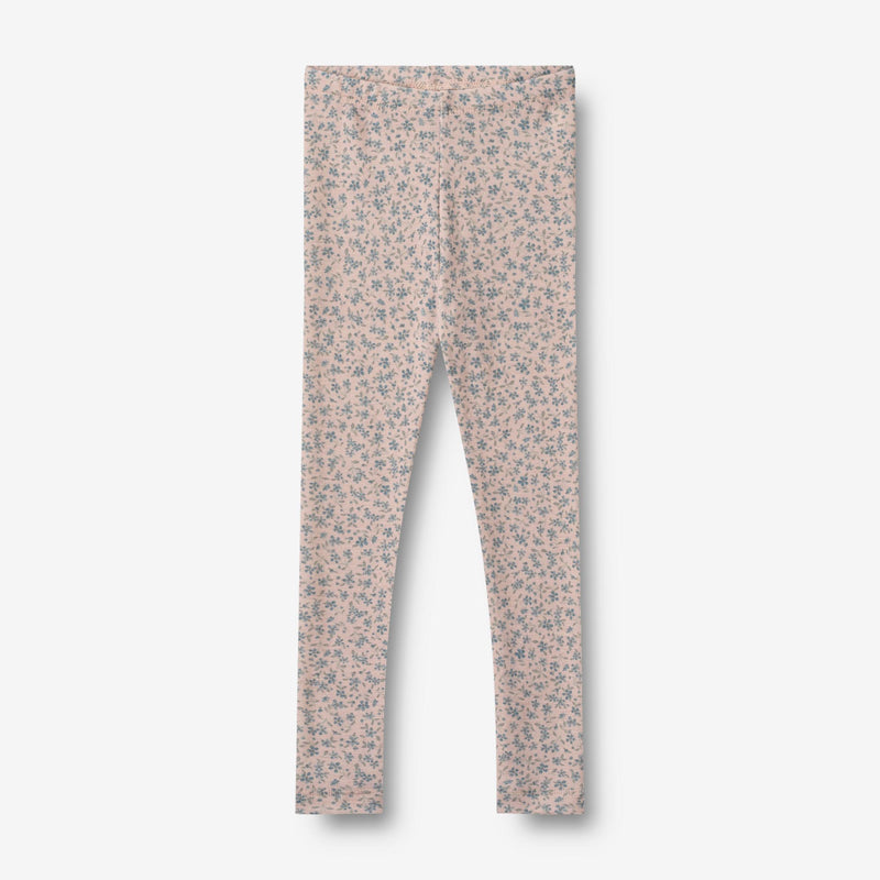 Wheat Wool Woll Leggings Agi Legging 1481 blue flowers