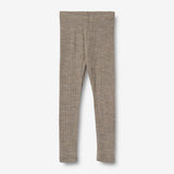 Wheat SMU Woll Leggings Agi Legging 3204 khaki melange