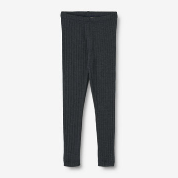 Wheat Wool Woll Leggings Agi Legging 1432 navy