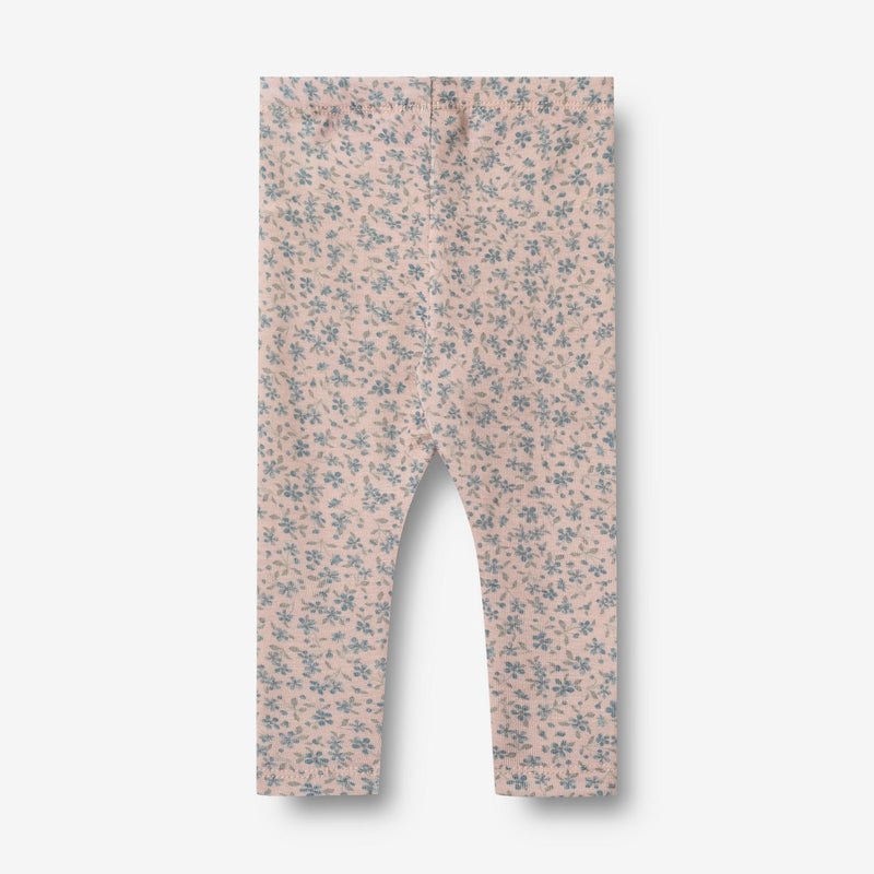 Wheat Wool Woll Leggings Agi | Baby Legging 1481 blue flowers