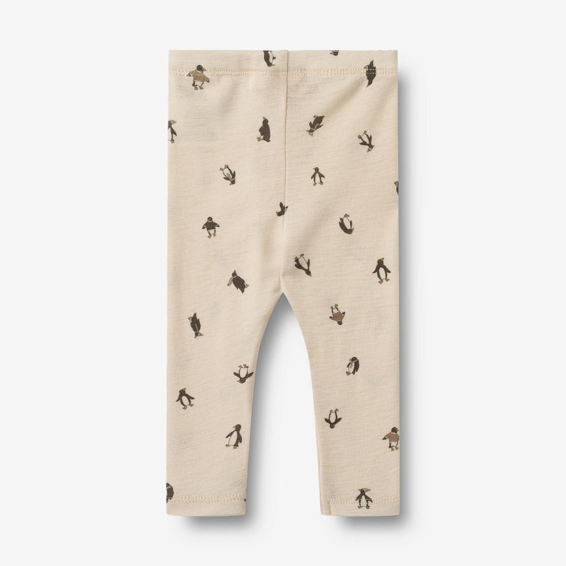 Wheat Wool Woll Leggings Agi | Baby Legging 9564 penguins