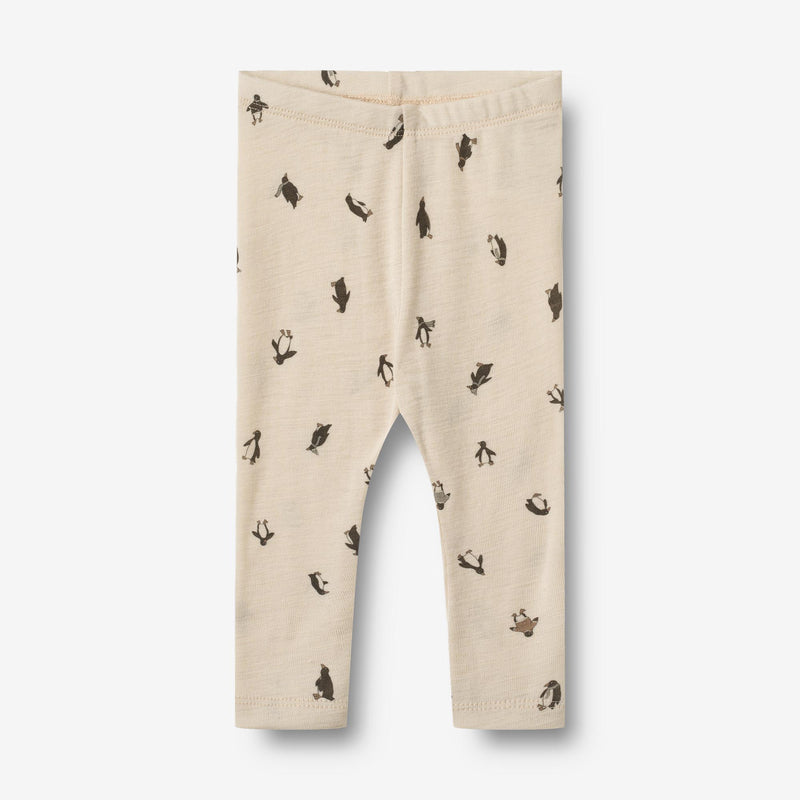 Wheat Wool Woll Leggings Agi | Baby Legging 9564 penguins