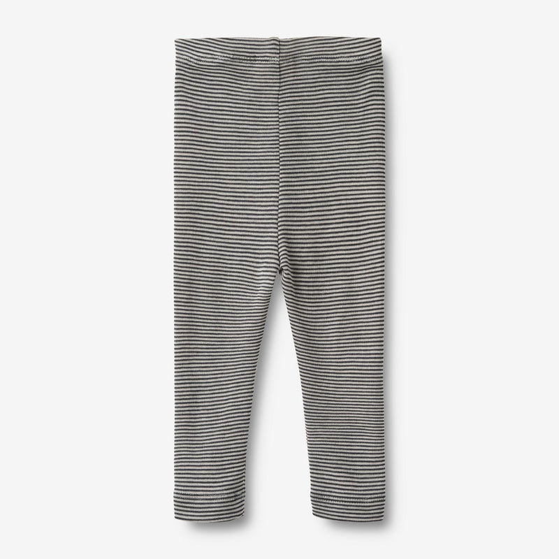 Wheat Wool Woll Leggings Agi | Baby Legging 1433 navy stripe