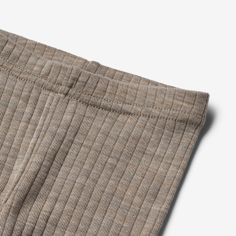 Wheat Wool Woll/Seide Leggings Agi | Baby Legging 3204 khaki melange