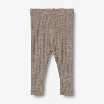 Wheat Wool Woll/Seide Leggings Agi | Baby Legging 3204 khaki melange