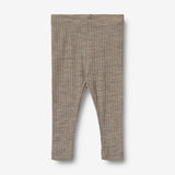 Wheat SMU Woll/Seide Leggings Agi | Baby Legging 3204 khaki melange