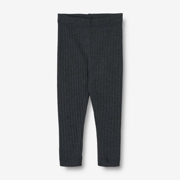 Wheat Wool Woll/Seide Leggings Agi | Baby Legging 1432 navy