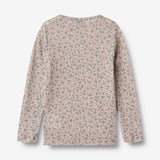 Wheat Wool Woll T-Shirt L/S Alfie Alfie Jersey Tops and T-Shirts 1481 blue flowers