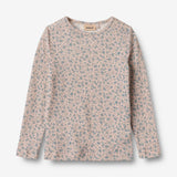 Wheat Wool Woll T-Shirt L/S Alfie Alfie Jersey Tops and T-Shirts 1481 blue flowers