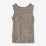 Wheat SMU Woll Unterhemd Iggy Jersey Tops and T-Shirts 3204 khaki melange