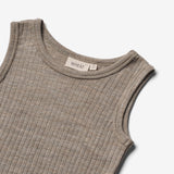 Wheat SMU Woll Unterhemd Iggy Jersey Tops and T-Shirts 3204 khaki melange