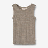 Wheat SMU Woll Unterhemd Iggy Jersey Tops and T-Shirts 3204 khaki melange