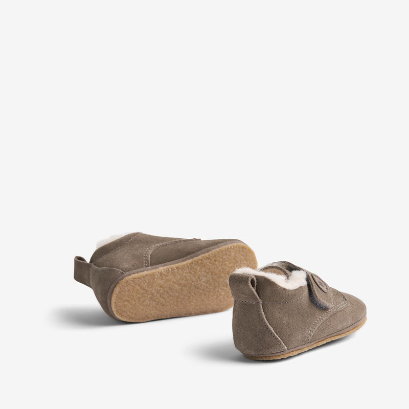 Wheat Footwear Wolle-HAUSSCHUH Taj Indoor Shoes 0099 grey stone