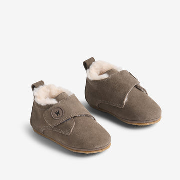 Wheat Footwear Wolle-HAUSSCHUH Taj Indoor Shoes 0099 grey stone