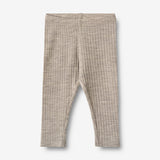 Wheat Main Wolle-Seide Leggings Agi Legging 3204 khaki melange