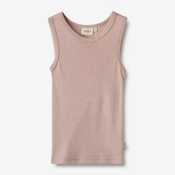 Wheat Wool Wolle-Singlet Iggy T-Shirt 1135 dry rose