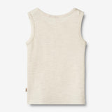 Wheat Wool Wolle-Singlet Iggy T-Shirt 1141 eggshell melange