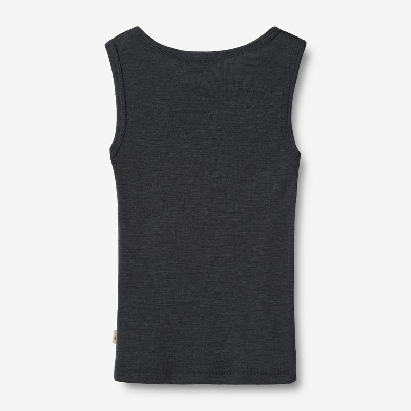 Wheat Wool Wolle-Singlet Iggy T-Shirt 1432 navy
