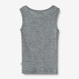 Wheat SMU Wolle-Singlet Iggy T-Shirt 0224 melange grey