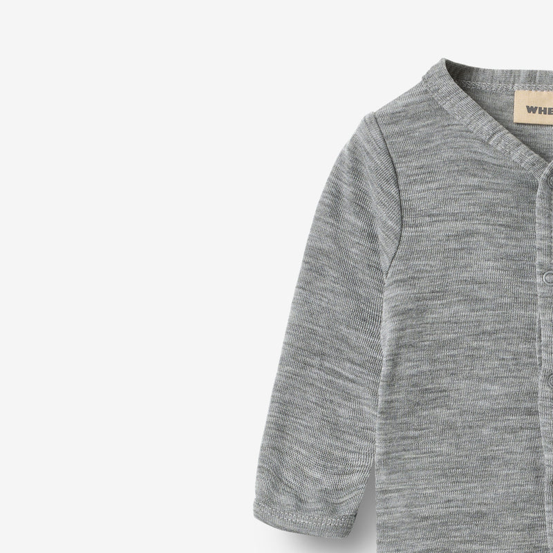 Wheat Wool Wolle Jumpsuit Dusty Jumpsuit 0224 melange grey